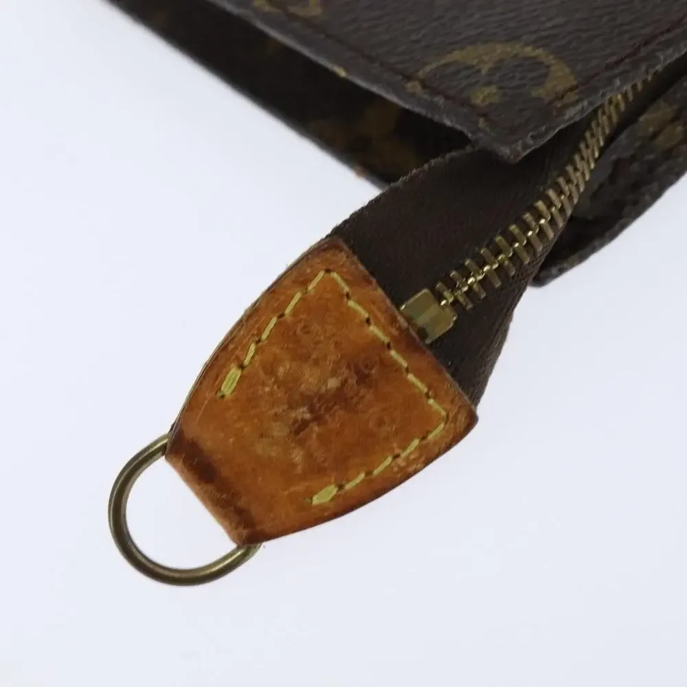 Louis Vuitton Monogram Bucket PM Accessory Pouch Brown